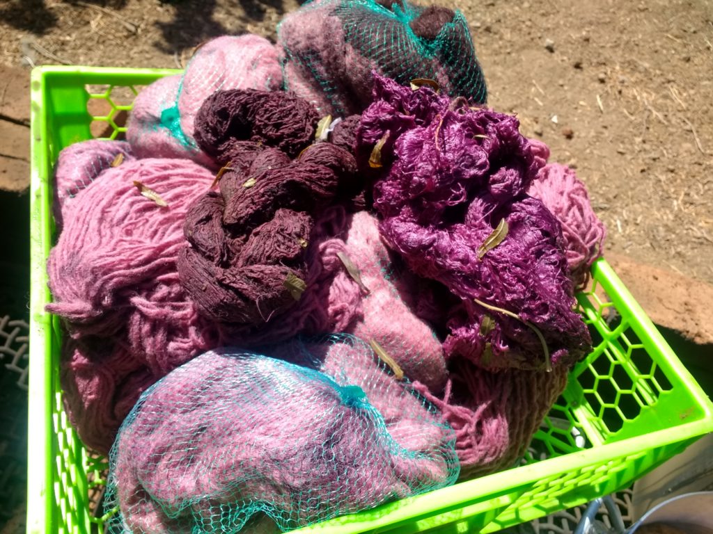 Cochenille, ruban peigné, ruban cardé merinos, soie sauvage, soie domestique, ruban courant gris et café