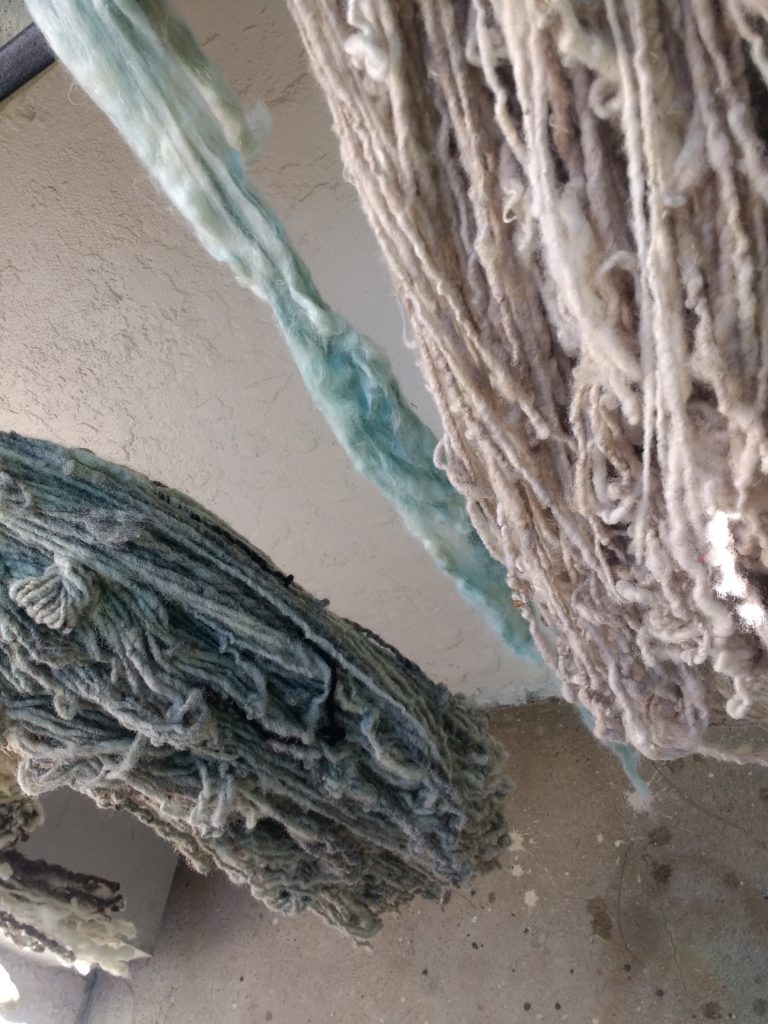 Teinture à l'indigo