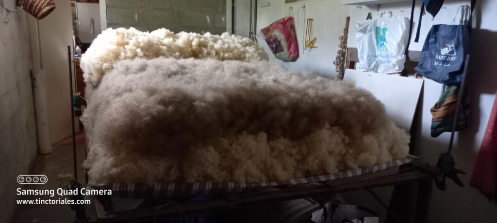 deuxième couche de laine - matelas de laine