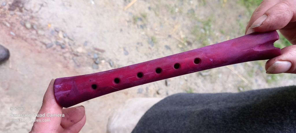 Cette flûte avait pris de jolies tonalités, mais ces effets ont disparu quand son propriétaire l'a nettoyée
