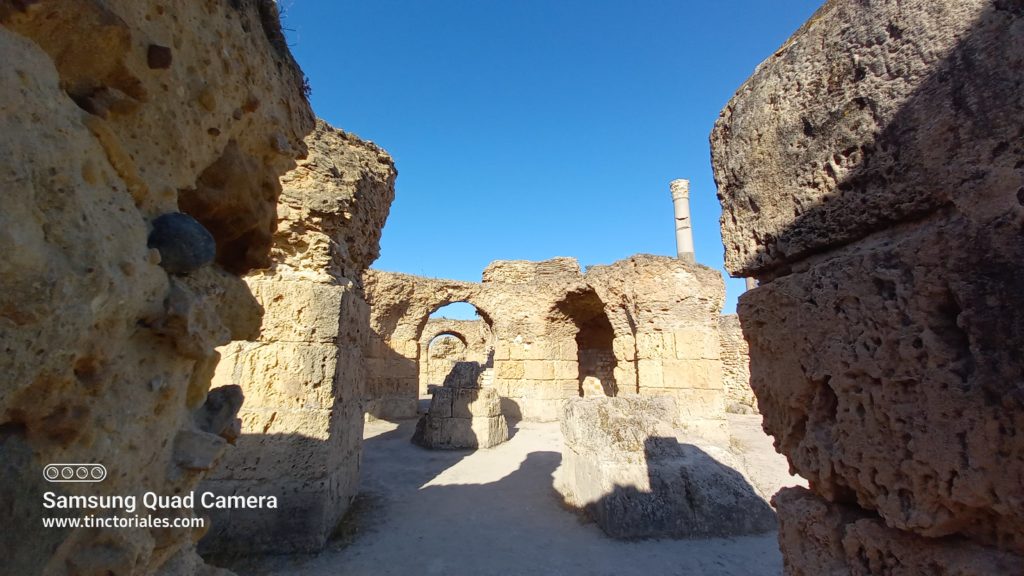 Ruines des Termes d'Auguste à Carthage, Tunisie