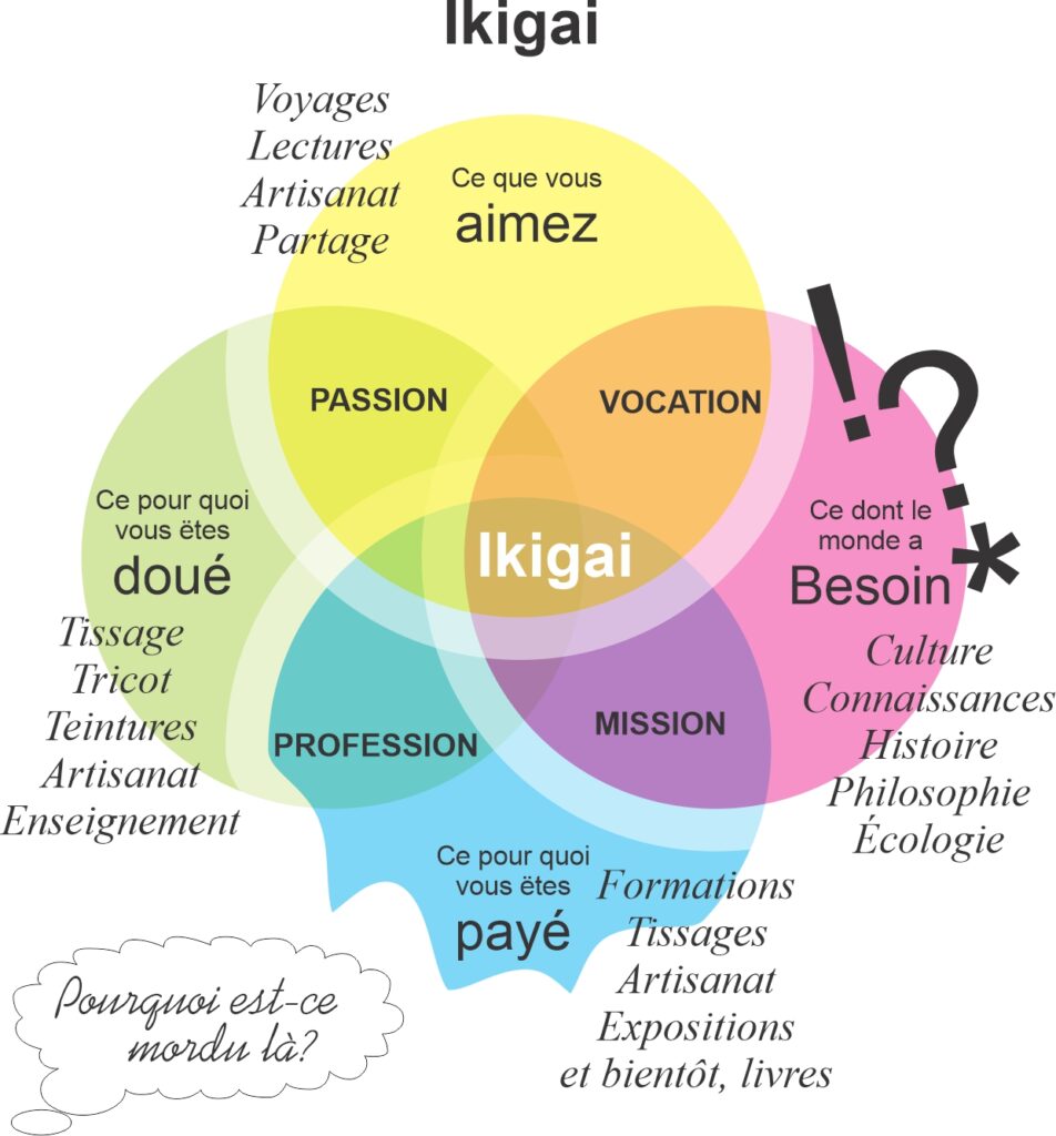 Mon ikigai tel que je le vois
