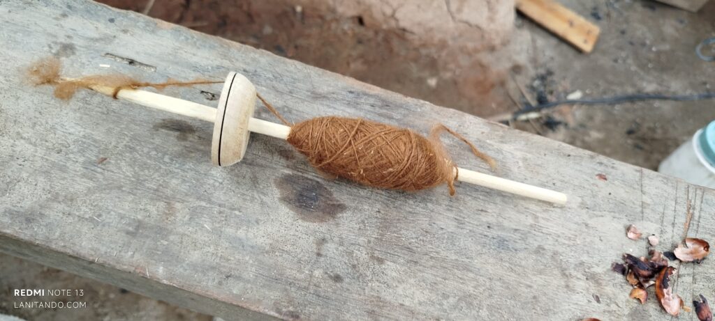 Alpaga filé au fuseau