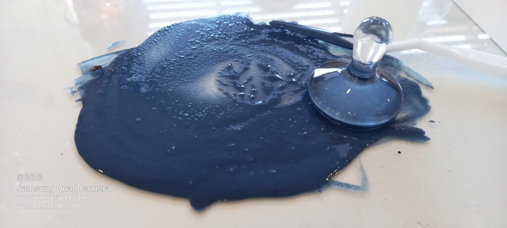 Un fois le mélange prêt, on doit bien le broyer