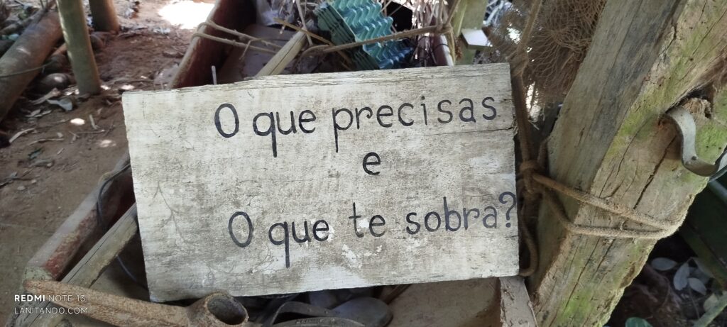 Ce dont tu as besoin, ce que tu as de trop? arbre