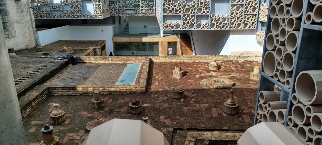 Musée de la Céramique à Séville, vue du toit des fours