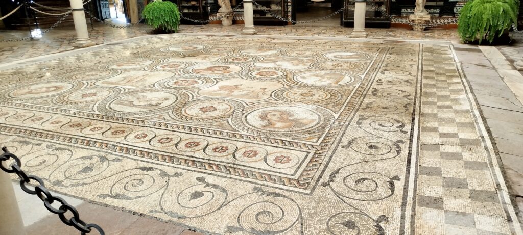 Mosaïque provenant d'Italica, actuellement Santiponce